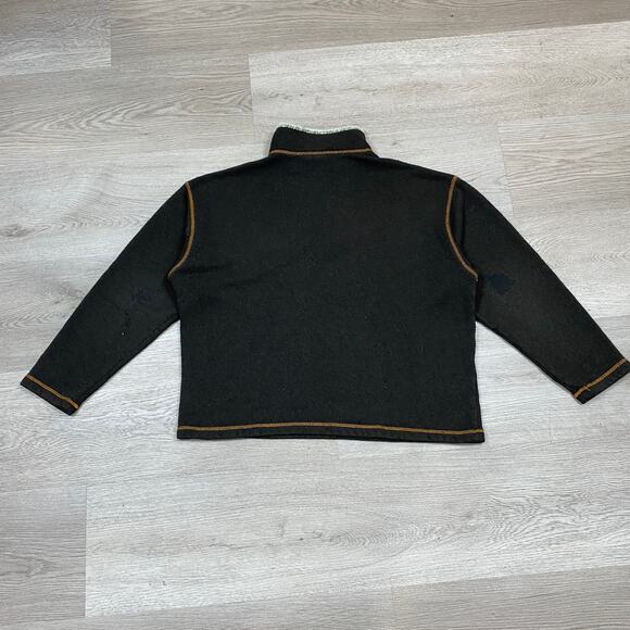 Kuhl Alpaca Fleece Acrylic 1/4 Zip Oversized Sweater Women's  L Gorpcore - Picture 3 of 11